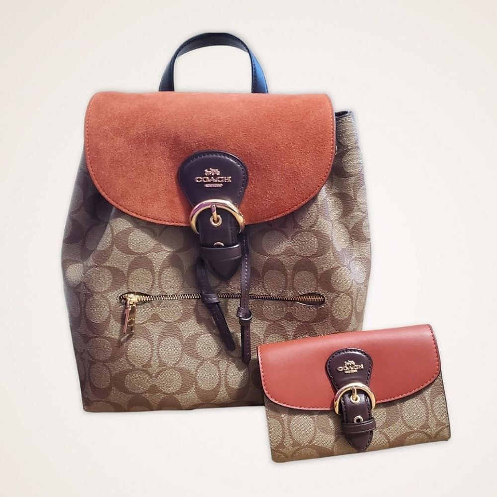 Coach Kleo Backpack & Wallet Bundle